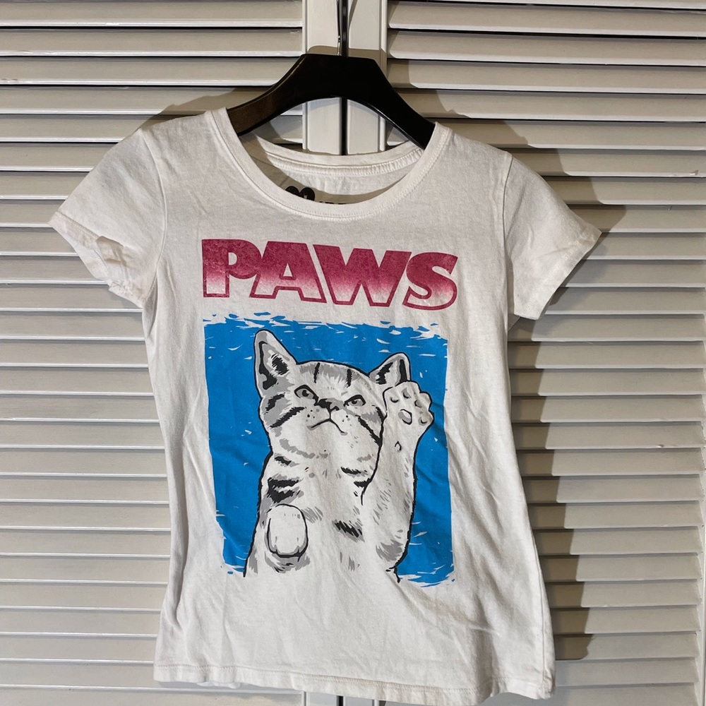 Girls Hybrid Paws Tee